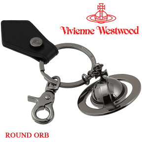 ヴィヴィアンウエストウッド キーホルダー キーリング ガンメタル メンズ レディース Vivienne Westwood 82030077 BLACK 【あす楽】【母の日 誕生日 お祝い プレゼント ギフト】