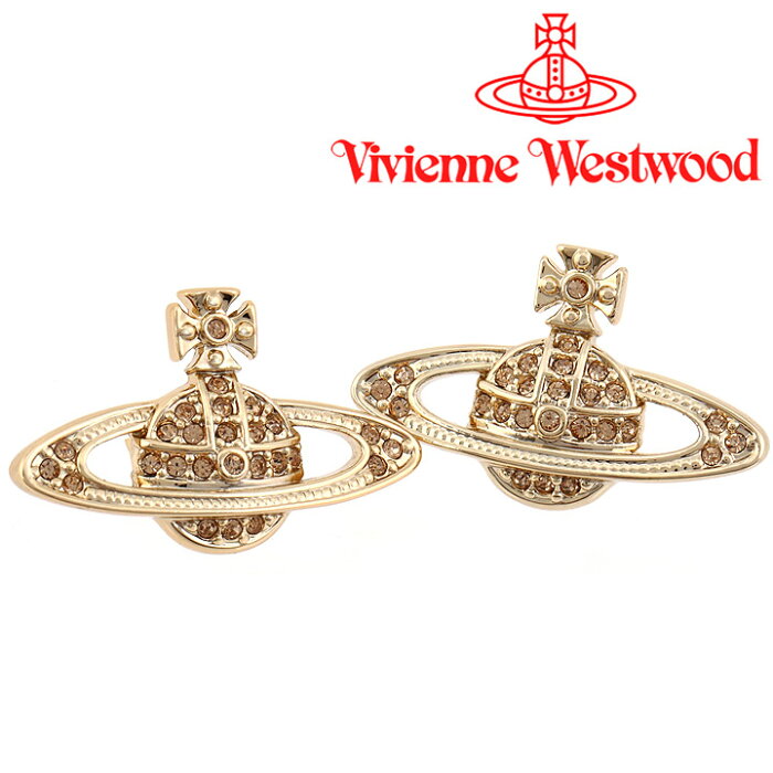 ヴィヴィアンウエストウッド ピアス Vivienne Westwood ヴィヴィアン ミニバスレリーフピアス ゴールド 62020033-R121(724535B/2) 【あす楽】【送料無料】