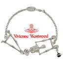 ヴィヴィアンウエストウッド ブレスレット Vivienne Westwood 骸骨 ドクロ ヴィヴィアン スケルトンブレスレット シルバー 61020030-W113 【あす楽】【母の日 誕生日 お祝い プレゼント ギフト】