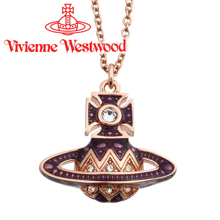 ヴィヴィアンウエストウッド ネックレス（レディース） ヴィヴィアンウエストウッド ネックレス レディース Vivienne Westwood ヴィヴィアン アレサスモールバスレリーフペンダント ピンクゴールド 63020193-G155 【あす楽】【父の日 誕生日 お祝い プレゼント ギフト】