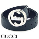 グッチ ベルト GUCCI グッチシマ Gバックル レザー メンズベルト ダークネイビー 411924-CWC1N-4009 【在庫あり】【母の日 誕生日 お祝...