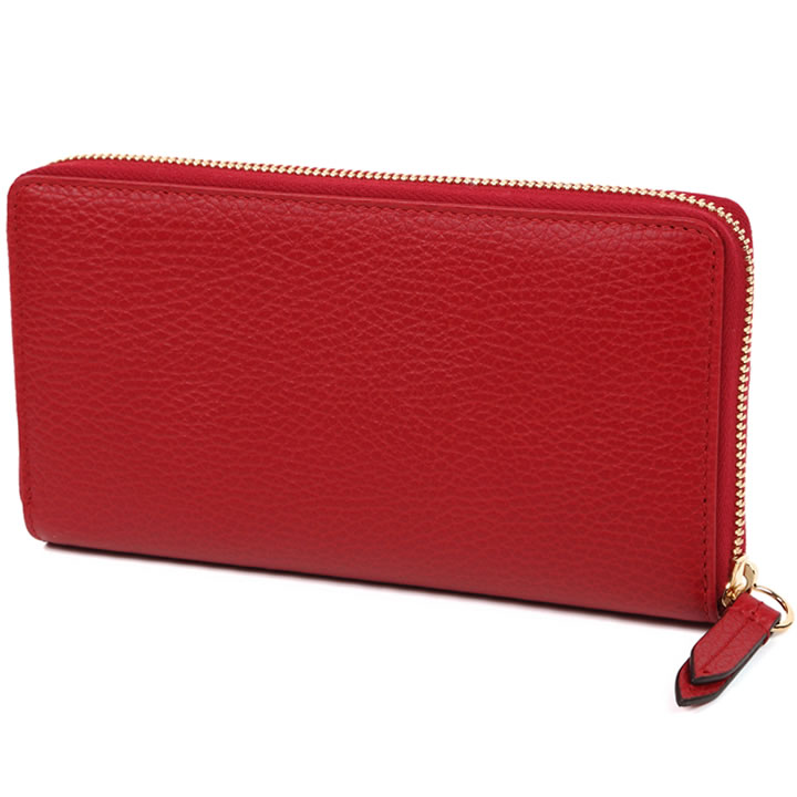 グッチ 財布 GUCCI ラウンドファスナー長財布 プチマーモント レディース ハイビスカスレッド 456117-CAO0G-6433 【お取り寄せ】 【バレンタイン 誕生日 プレゼント ギフト】