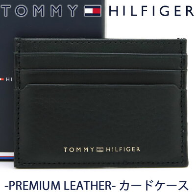 トミーヒルフィガー カードケース TOMMY HILFIGER パスケース 定期入れ メンズ ブラック AM0AM10240 BDS 【あす楽】【誕生日 お祝い プレゼント ギフト 贈り物】