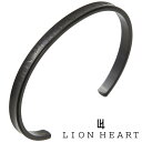 ライオンハート ブレスレット バングル メンズ 男性用 ブラック LION HEART LHMB002N 【母の日 誕生日 お祝い プレゼント ギフト】(4)