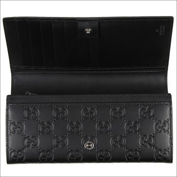 グッチ 財布 GUCCI 長財布 グッチシマ メンズ ブラック 233154-CWC1R-1000 【お取り寄せ】
