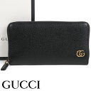 グッチ 財布（メンズ） グッチ 財布 GUCCI ラウンドファスナー長財布 GGマーモント メンズ レディース ブラック 428736-DJ20T-1000 【あす楽】【入学祝い 誕生日 お祝い プレゼント ギフト】