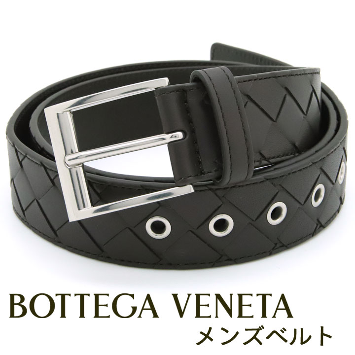 ボッテガヴェネタ メンズベルト ボッテガ ベルト BOTTEGA VENETA メンズ レディース ダークブラウン フォンデンテ イントレチャート 580673-VO0BG-2135 