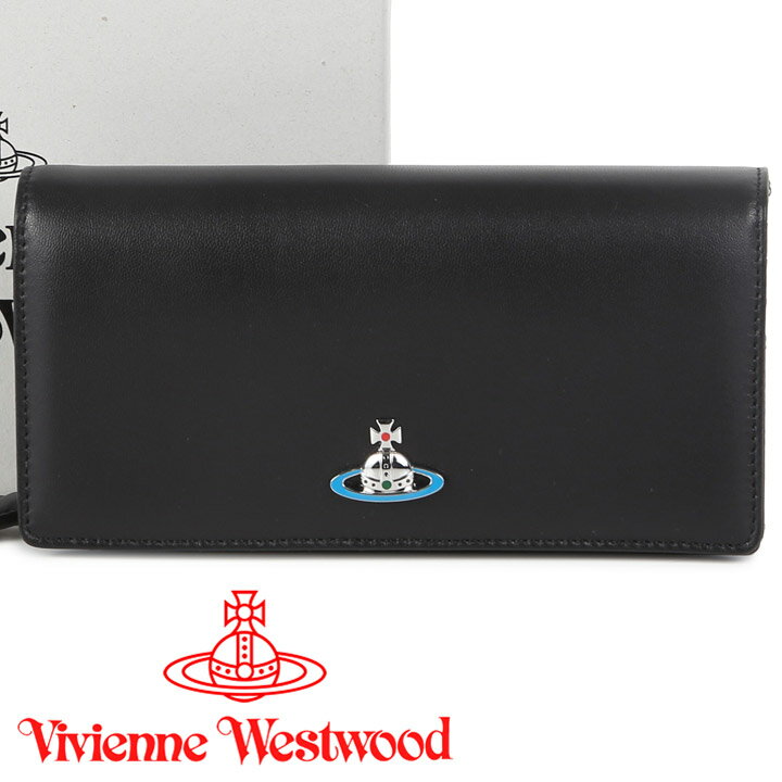 ヴィヴィアンウエストウッド 長財布 ヴィヴィアン Vivienne Westwood フラップ財布 レディース メンズ ブラック 51060025 NAPPA BLACK 【あす楽】【母の日 誕生日 お祝い プレゼント ギフト】