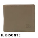 イルビゾンテ 財布 二つ折り財布 メンズ レディース IL BISONTE 本革 トールトラ（グレージュ） SBW007 PV0005 GY103（C0487 618） 【あす楽】【入学祝い 誕生日 お祝い プレゼント ギフト】