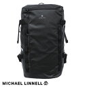 マイケルリンネル MICHAEL LINNELL リュックサック バックパック バッグ 41L 撥水 雨対策 メンズ ビジネス ブラック MLAC-33 【母の...