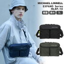 マイケルリンネル MICHAEL LINNELL ショルダーバッグ ミニショルダー 斜め掛けバッグ 3L 撥水 雨対策 メンズ レディース ブラック グレー ネ...