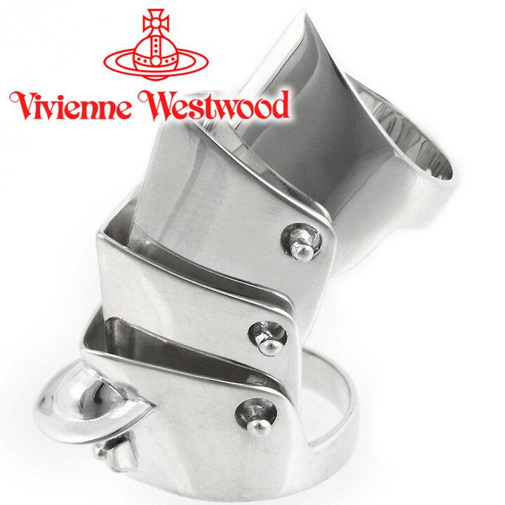 楽天時計・ブランド専門店 アイゲットヴィヴィアンウエストウッド リング 指輪 メンズ レディース Vivienne Westwood ヴィヴィアン アーマーリング シルバー 64030003-01P019 【あす楽】【父の日 誕生日 お祝い プレゼント ギフト】