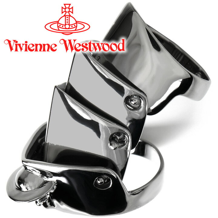 ヴィヴィアンウエストウッド リング 指輪 Vivienne Westwood ヴィヴィアン アーマーリング ガンメタル 64030003-S001 【あす楽】【父の日 誕生日 お祝い プレゼント ギフト】