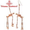 ヴィヴィアンウエストウッド ピアス Vivienne Westwood 骸骨 ドクロ ヴィヴィアン スケルトンピアス ピンクゴールド 62030013-G113 【あす楽】【母の日 誕生日 お祝い プレゼント ギフト】