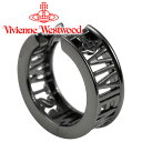 ヴィヴィアンウエストウッド ピアス（レディース） ヴィヴィアンウエストウッド ピアス メンズ レディース Vivienne Westwood ヴィヴィアン ウエストミンスターシングルフープピアス ガンメタル 片耳用 62030052-S001 【あす楽】【母の日 誕生日 お祝い プレゼント ギフト】