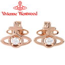 ヴィヴィアンウエストウッド ピアス レディース Vivienne Westwood ヴィヴィアン ラリータピアス ピンクゴールド×ホワイトCZ 62010278-02G103 【あす楽】【母の日 誕生日 お祝い プレゼント ギフト】