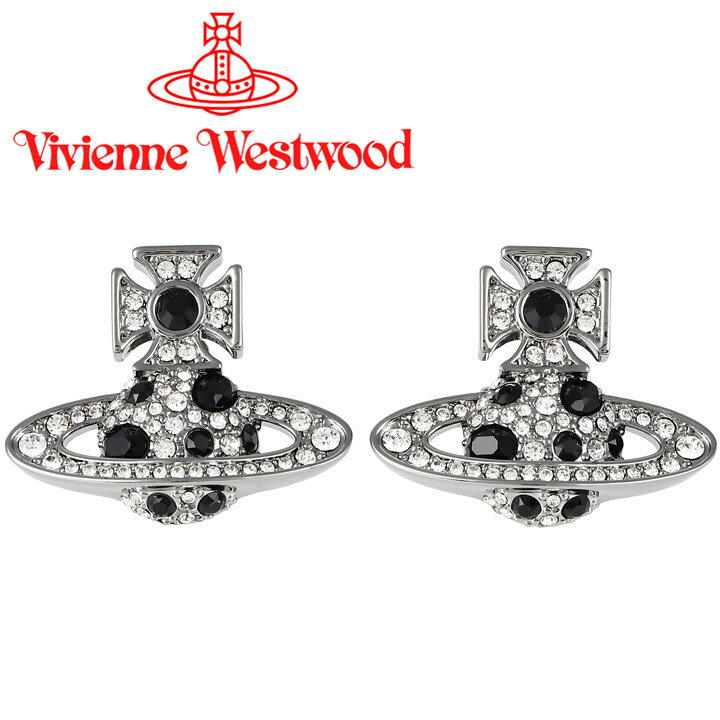 ヴィヴィアンウエストウッド ピアス レディース Vivienne Westwood ヴィヴィアン フランセットバスレリーフピアス ガンメタル 62010306-02S228 【あす楽】【父の日 誕生日 お祝い プレゼント ギフト】