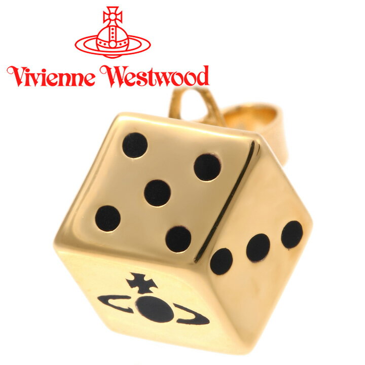 【完売御礼】 ヴィヴィアンウエストウッド ピアス メンズ レディース Vivienne Westwood ヴィヴィアン ヘンドリックスシングルスタッドピアス ゴールド 片耳用 62010207-R124 【あす楽】【父の日 誕生日 お祝い プレゼント ギフト】