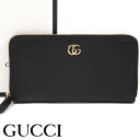 グッチ 長財布 レディース グッチ 財布 GUCCI ラウンドファスナー長財布 プチマーモント レディース メンズ ブラック 456117-CAO0G-1000 【あす楽】【母の日 誕生日 お祝い プレゼント ギフト】