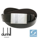 【クーポン配布中】 ダンヒル ベルト DUNHILL メンズベルト リバーシブル レザー プレート型バックル メンズ ブランド 男性用 ブラック ブラウン 26R4A75MD201 【在庫あり】【誕生日 お祝い プレゼント ギフト 贈り物】