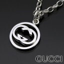 グッチ ネックレス GUCCI ペンダント シルバー アクセサリー シルバー925 ユニセックス メンズ レディース ダブルG ペンダント 147749-J84...