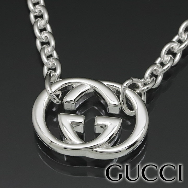 グッチ ネックレス GUCCI ペンダント シルバー アクセサリー シルバー925 レディース メンズ Gモチーフ GG ペンダント 190489-J8400-8106 【あす楽】 【父の日 誕生日 お祝い プレゼント ギフト】