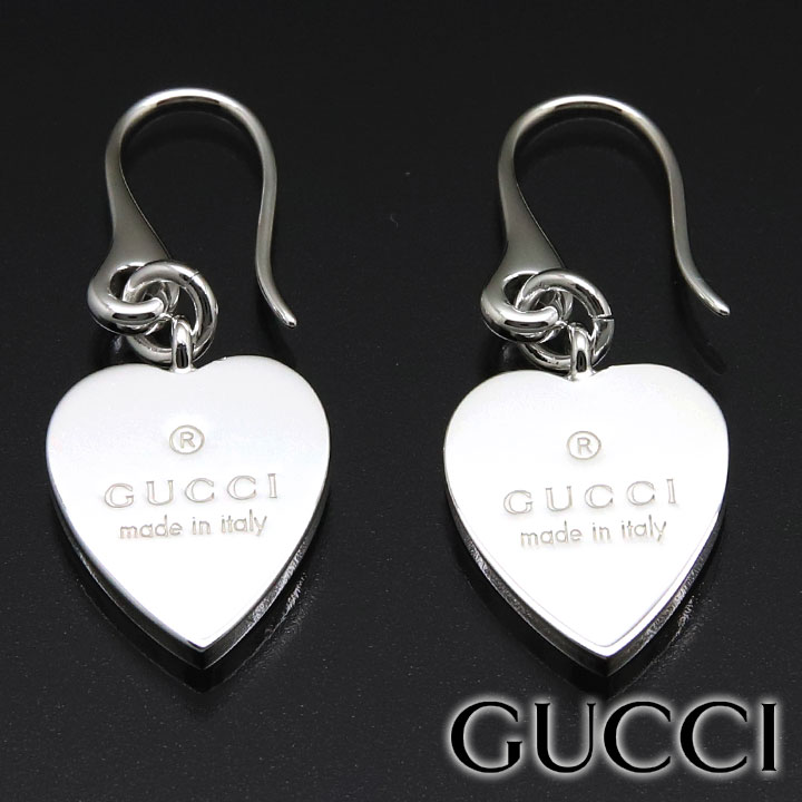 グッチ ピアス（レディース） グッチ ピアス GUCCI フックピアス シルバー アクセサリー シルバー925 レディース ハート 223993-J8400-8106 【あす楽】 【父の日 誕生日 お祝い プレゼント ギフト】