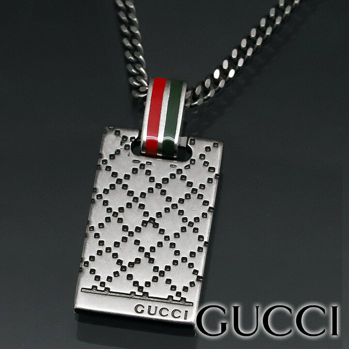 グッチ ネックレス（レディース） 【クーポン配布中】 グッチ ネックレス GUCCI ペンダント ユニセックス メンズ レディース ディアマンテモチーフ ペンダント 310481-J89L0-8518 【あす楽】 【父の日 誕生日 お祝い プレゼント ギフト】