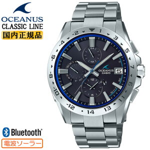 カシオ オシアナス 電波 ソーラー クラシックライン OCW-T3000-1AJF CASIO OCEANUS 電波時計 チタン 軽量 クロノグラフ メンズ 腕時計 【あす楽】