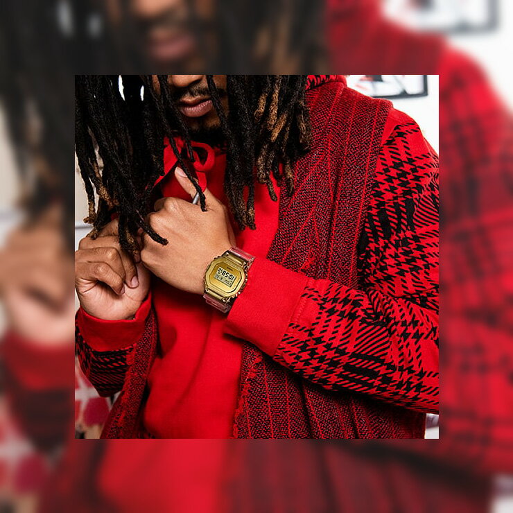 カシオ Gショック オリジン メタルカバード ゴールド＆ホワイト ペアモデル GM-5600SG-9JF-GM-S5600G-7JF CASIO G-SHOCK ORIGIN デジタル メンズ ミッドサイズ レディース ペアウォッチ ペア時計 黒 金色 メンズ スクエア 腕時計 （GM5600SG9JF/GMS5600G7JF） [在庫あり]
