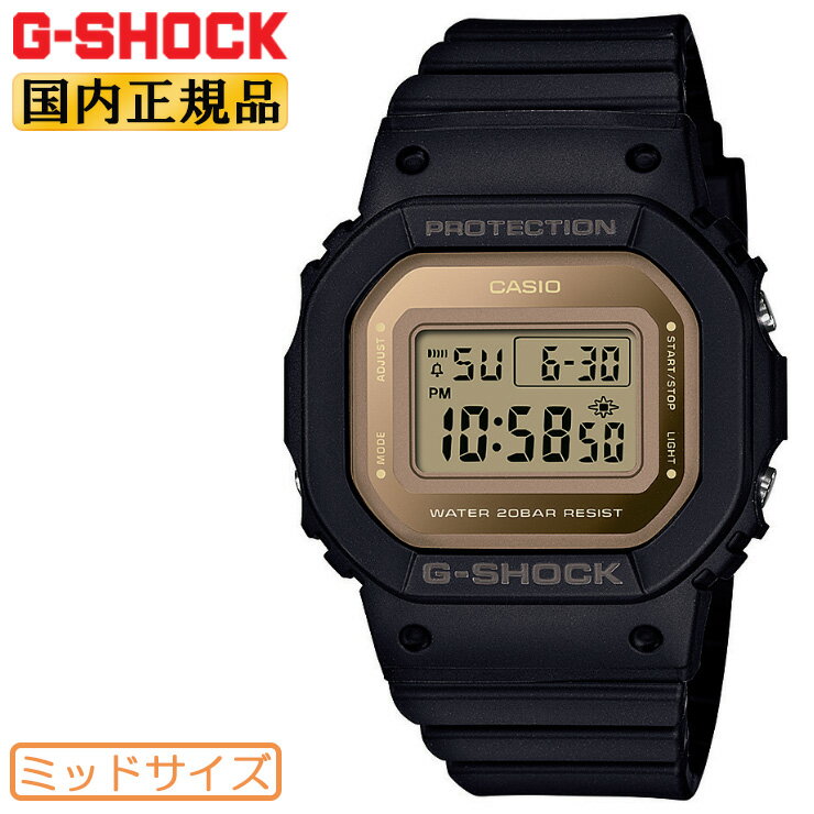 G-SHOCK カシオ Gショック オリジン ミッドサイズ ブラック＆ゴールド GMD-S5600-1JF CASIO ORIGIN MID size スクエア デジタル メンズ レディース ユニセックス 男女兼用 黒 金色 腕時計 （GMDS56001JF）【あす楽】