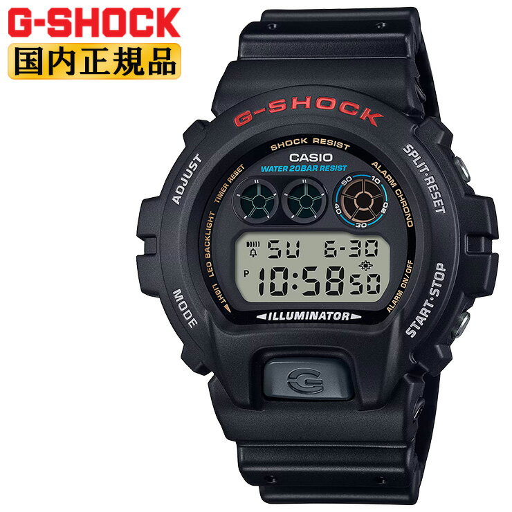 CASIO G-SHOCK ORIGIN DW-6900U-1JF ラウンド ブラック カシオ Gショック オリジン 丸形デジタルの定番デザイン 耐衝撃構造 & 20気圧防水 LEDバックライト 電池寿命5年 メンズ 腕時計 (DW6900U1JF)