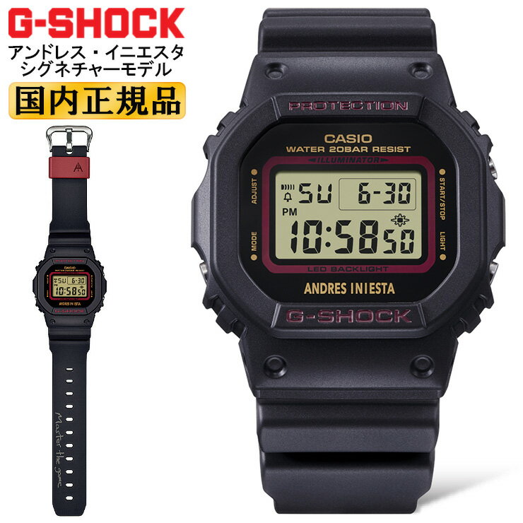 G-SHOCK AhXECjGX^ VOl`[f DW-5600AI-1JR JVI GVbN ANDRES INIESTA fW^ XNGA Y rv  DW5600AI1JR 