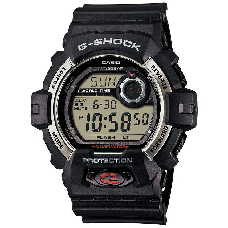 G-SHOCK Gショック G-8900S-1JF ブラック カシオ ビッグケース 見やすい大型液晶 2...