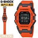 G-SHOCK Gショック ミッドサイズ GD-B500FL-4JF オレンジ&ブラック 歩数計測機能 スマートフォンリンク デジタル 黒 メンズ レディース ...