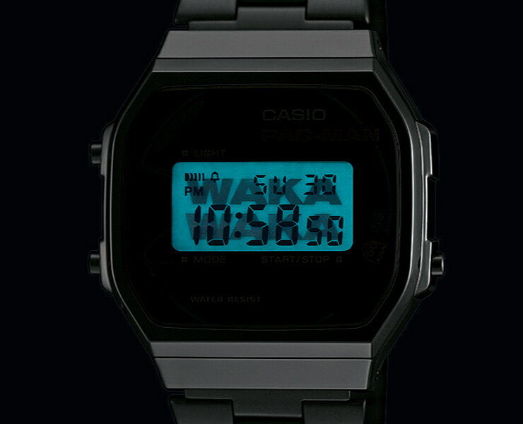 カシオ クラシック パックマン コラボ A168WEPC-7AJR シルバー CASIO Classic PAC-MAN メンズ レディース 腕時計 （A168WEPC7AJR） [在庫あり]