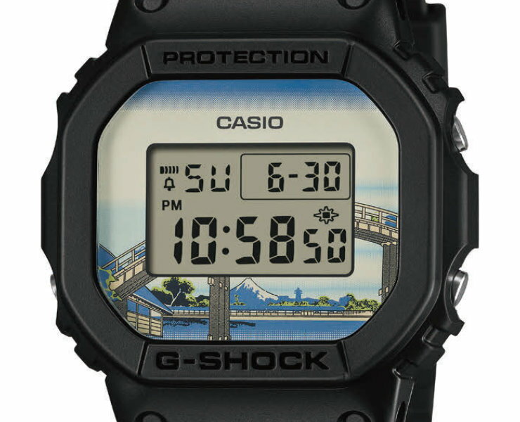 G-SHOCK 葛飾北斎「深川万年橋下」 DW...の紹介画像2