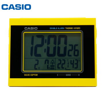 電波 めざまし 時計 DQD-5000J-9JF CASIO カシオ ダブルアラーム カレンダー 温度 湿度 【お取り寄せ】【02P26Mar16】 【RCP】