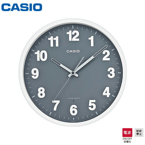 樂天商城 - カシオ 電波 掛 時計 IQ-1012J-8JF CASIO クロック スタンダード 【お取り寄せ】