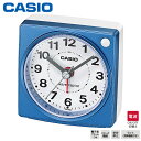 カシオ 電波 めざまし 時計 TQ-750J-2JF CASIO 電子音 アラーム スヌーズ ライト 秒針停止 クロック 【お取り寄せ】