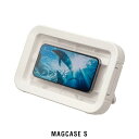 スマートフォン用 防水ケース MAGCASE S マグケース エス 9YY018RH03 シリコーン マグネット付 角度調整スタンド リズム RHYTHM 