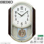 電波 振り子 掛 時計 AM264B セイコークロック SEIKO クロック スワロフスキー メロディ 掛け時計 おやすみ秒針 スイープ アナログ時計 【お取り寄せ】