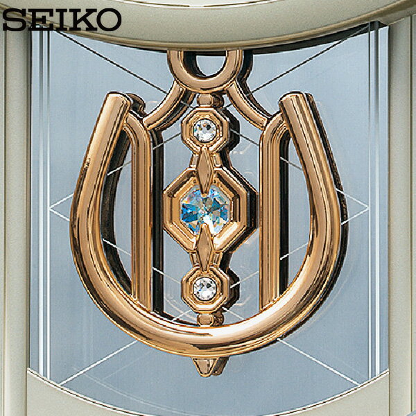 電波 振り子 掛 時計 AM264B セイコークロック SEIKO クロック スワロフスキー メロディ 掛け時計 おやすみ秒針 スイープ アナログ時計 【お取り寄せ】