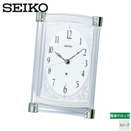 電波 置き時計 スワロフスキー BZ360M セイコークロック SEIKO 電波 スタンダード シンプル スワロフスキー スイープ 置き時計 【お取り寄せ】