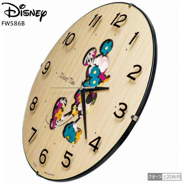 ディズニー 掛 時計 Disney FW586B ミッキーマウス インテリア クロック セイコー SEIKO 【お取り寄せ】【Disneyzone】【正規品】
