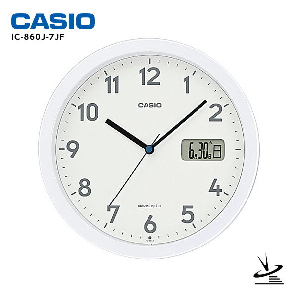電波 掛 置 時計 カシオ CASIO IC-860J-7JF 掛 置 兼用 クロック スタンダード デジタル 曜日 日付 【お取り寄せ】 【02P03Dec16】 【RCP】