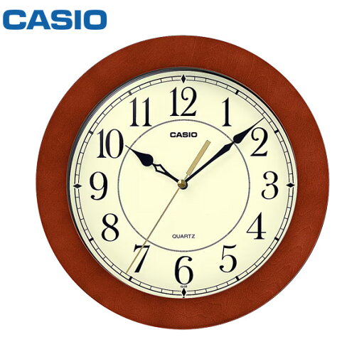 カシオ 掛 時計 IQ-135-5JF CASIO アナログ シンプル 木枠 クオーツ 【お取り寄せ】 カシオ 掛 時計 IQ-135-5JF CASIO アナログ シンプル 木枠 クオーツ 【お取り寄せ】