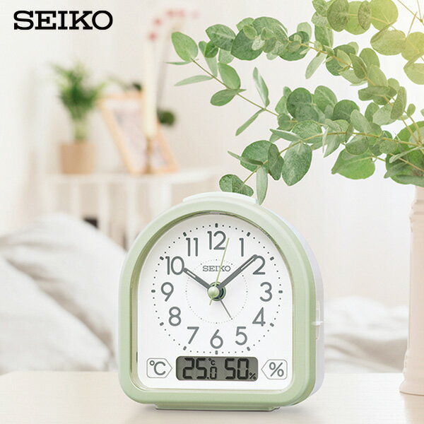 めざまし 時計 KR522M セイコー SEIKO ライト 電子音 温度 湿度 スイープ クオーツ クロック 【お取り寄せ】 [3]