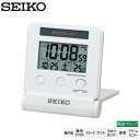 楽天時計・ブランド専門店 アイゲット電波 トラベル クロック 時計 セイコー SEIKO SQ772W 電子音 スヌーズ ライト カレンダー 温度 トラベラ 目覚まし時計 【お取り寄せ】