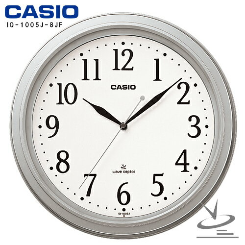 Rakuten - 電波 掛 時計 カシオ IQ-1005J-8JF CASIO スタンダード クロック 【お取り寄せ】
